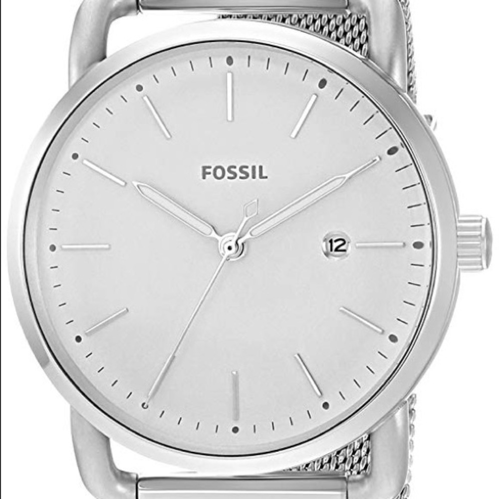 Fossil Women's Silvertone Round Watch ES4331